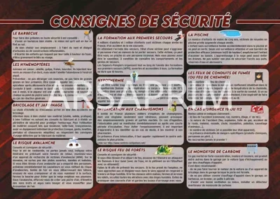 Consignes de sécurité - Prévention - Pompiers