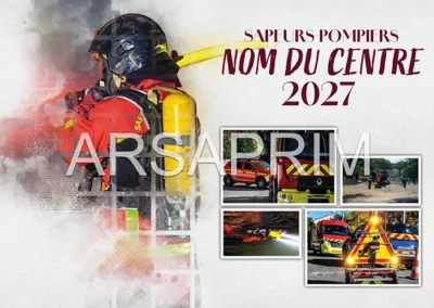 Couverture Calendriers Pompiers