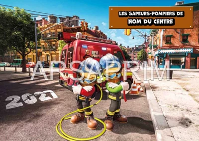 Couverture Calendriers Pompiers