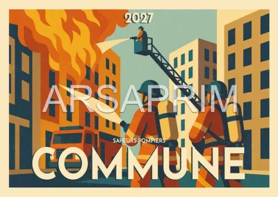 Couverture Calendriers Pompiers