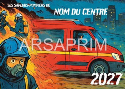 Couverture Calendriers Pompiers