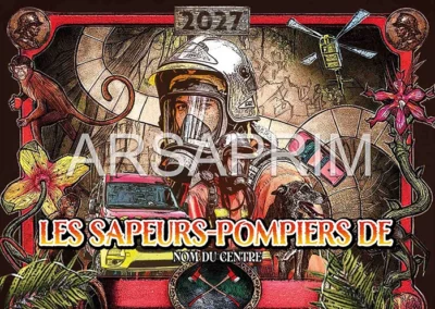Couverture Calendriers Pompiers