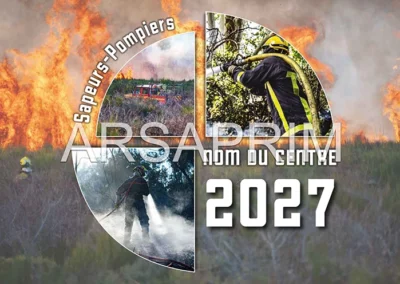 Couverture Calendriers Pompiers
