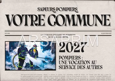 Couverture Calendriers Pompiers 2027