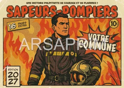 Couverture Calendriers Pompiers 2027