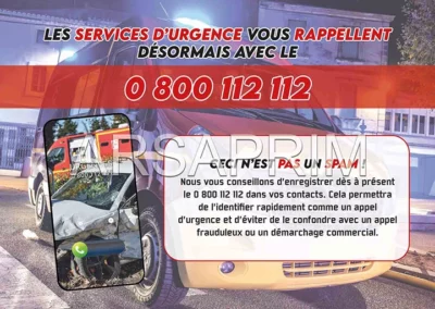 Consignes de sécurité - Urgences - Pompiers