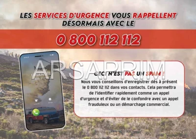 Consignes de sécurité - Urgences - Pompiers